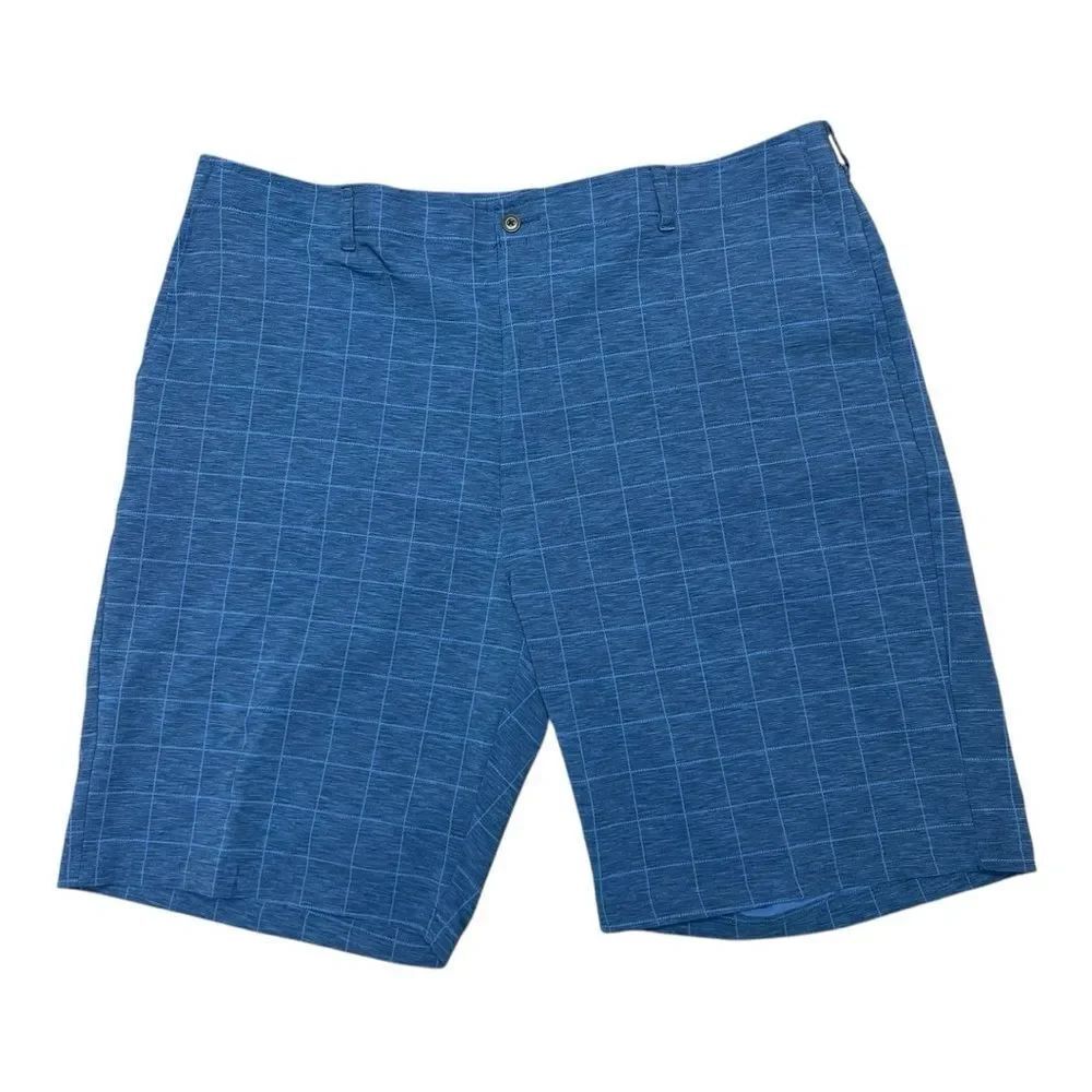 Ben Hogan Golf Performance Shorts Blue Checkered Size 44 EUC